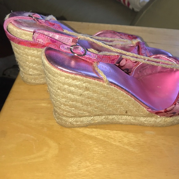 Coach Wedge Sandals - Picture 2 of 3